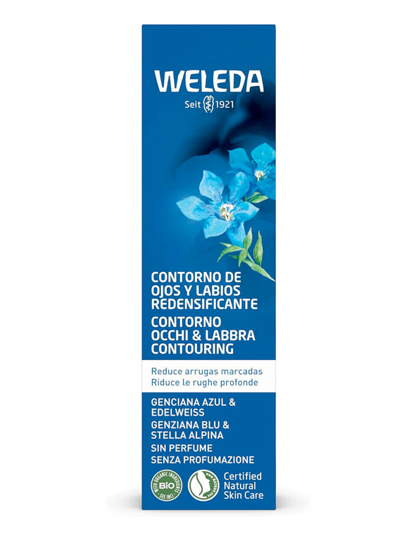 Weleda Genziana blu & stella alpina - crema contorno occhi e labbra