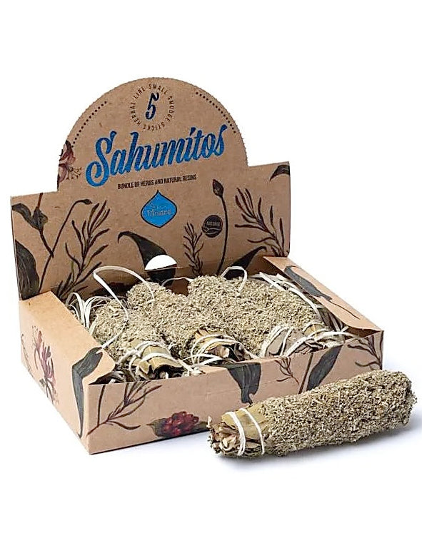 Kit 5 Smudge composti di erbe aromatiche e Salvia Bianca - Sagrada Madre