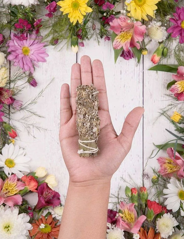 Kit 5 Smudge composti di erbe aromatiche e Salvia Bianca - Sagrada Madre