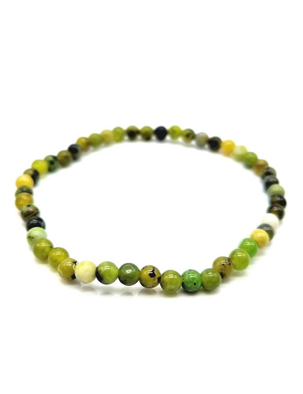 Bracciale in Crisoprasio - 4 mm