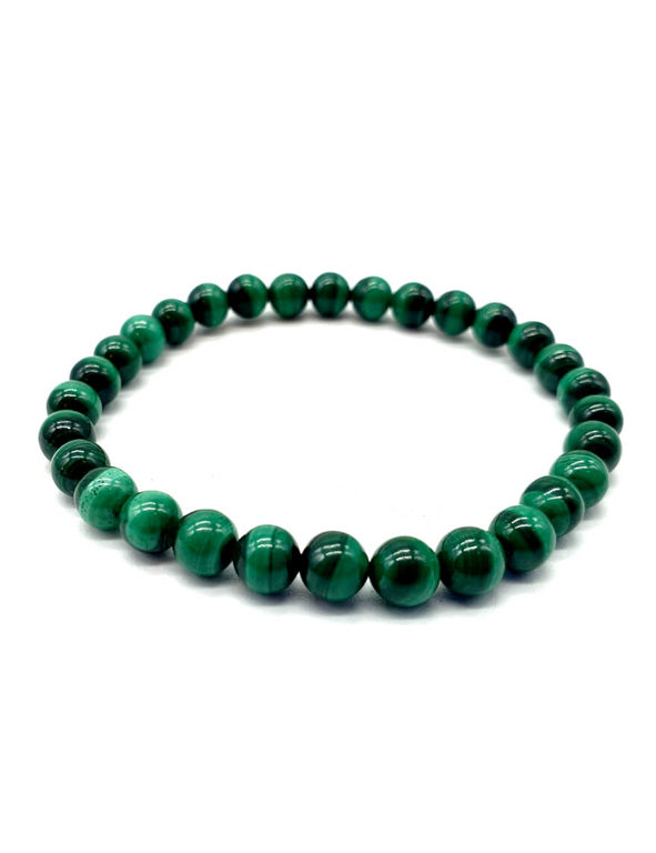Bracciale in Malachite - 6 mm