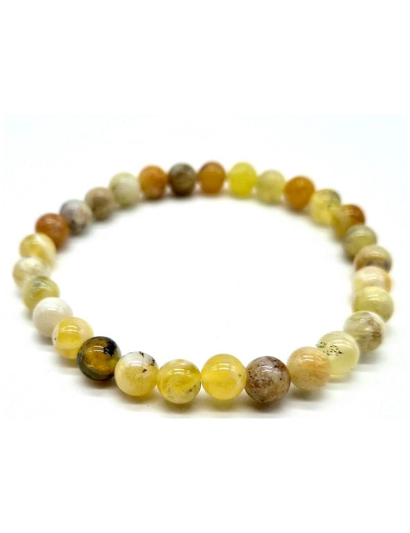 Bracciale in Opale giallo - 6 mm