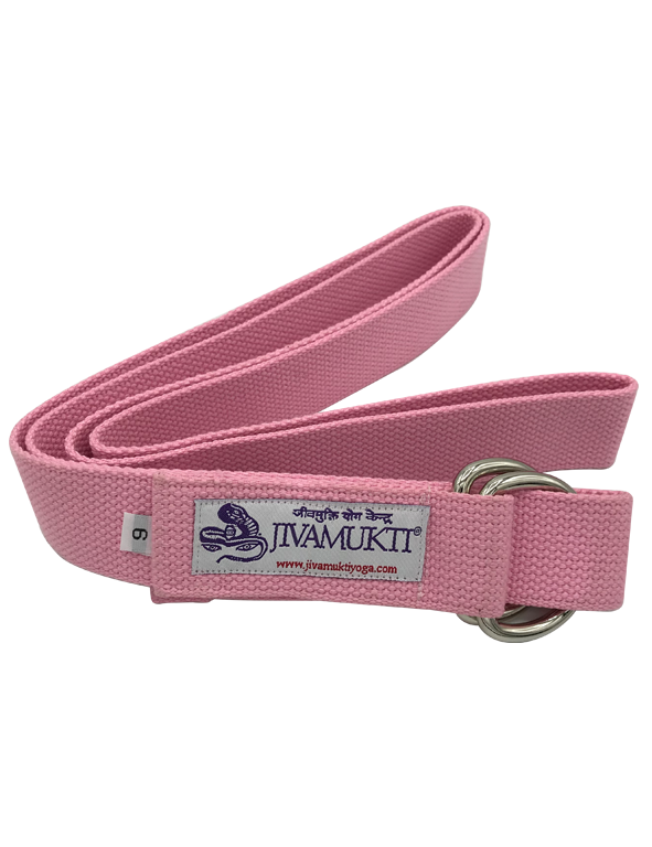 Jivamukti Yoga Belt rosa - 180 cm