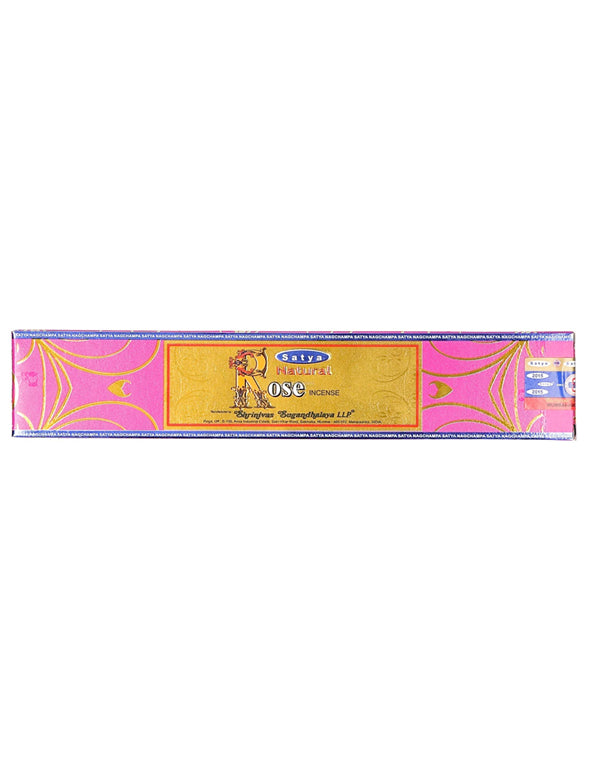 Incenso Natural Rose Satya - bastoncini