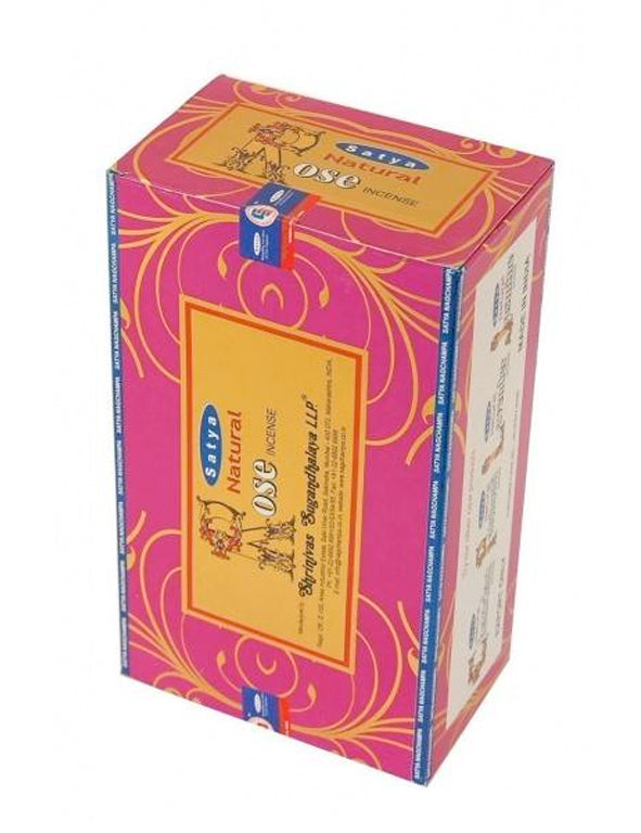 Incenso Natural Rose Satya - bastoncini