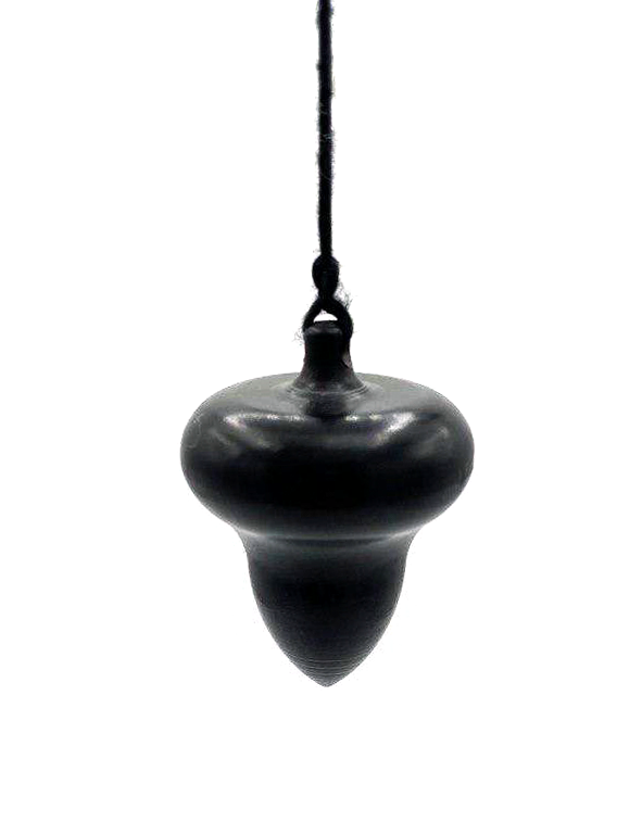 Pendolo legno nero fungo grande