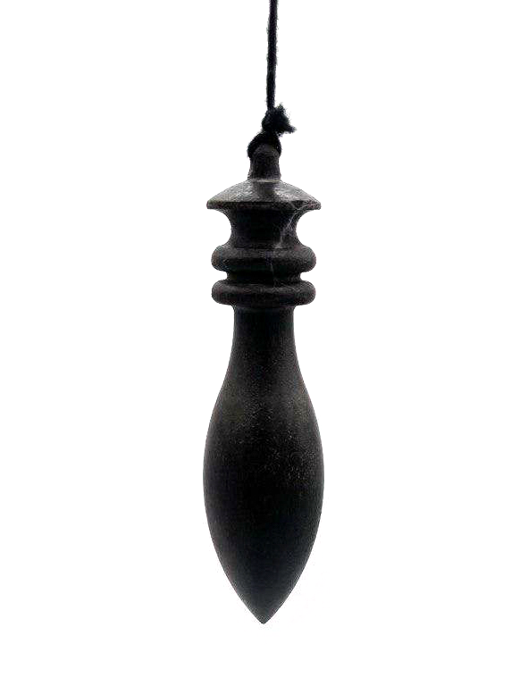 Pendolo in legno nero goccia grande