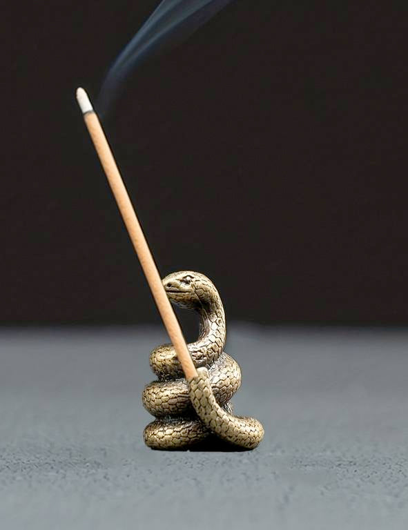 Porta incenso piccolo Serpente