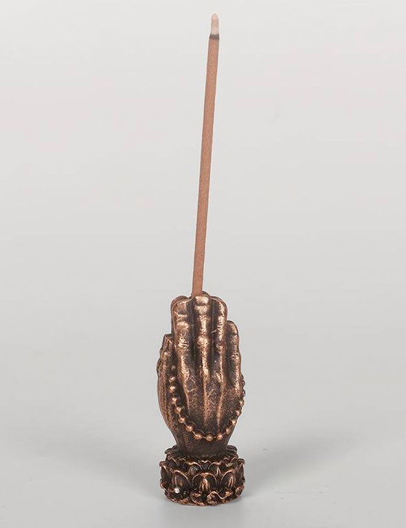 Porta incenso Mani giunte Kuan Yin
