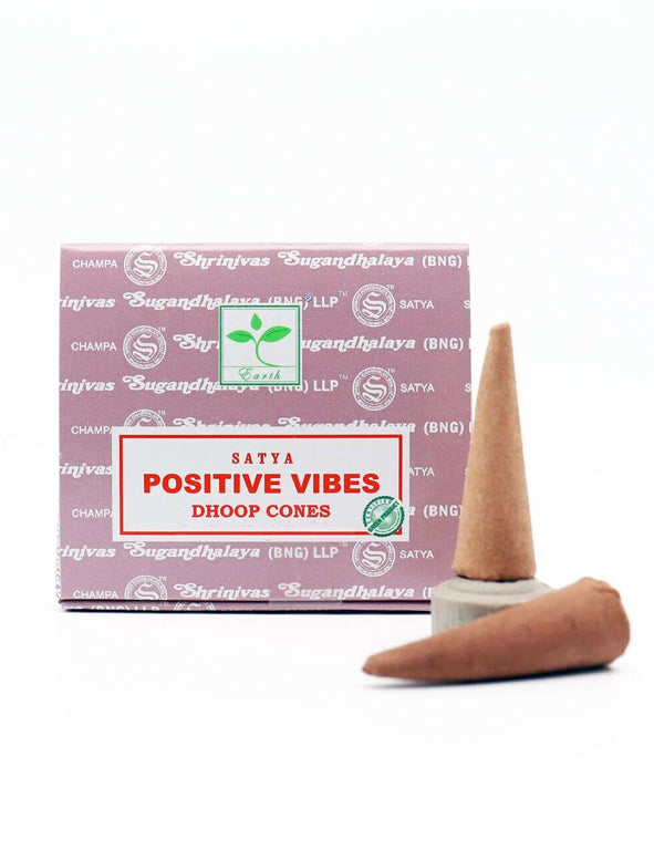 Incenso Positive Vibes Satya - coni