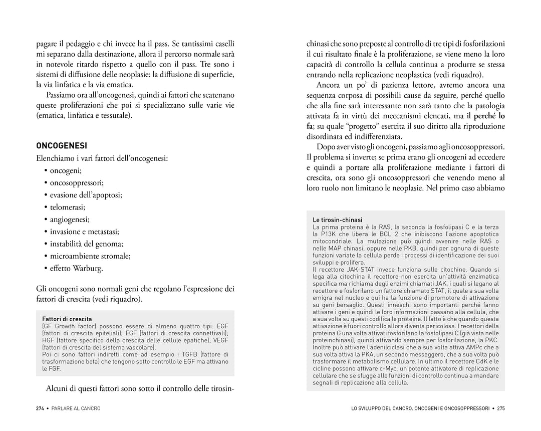 Parlare al Cancro