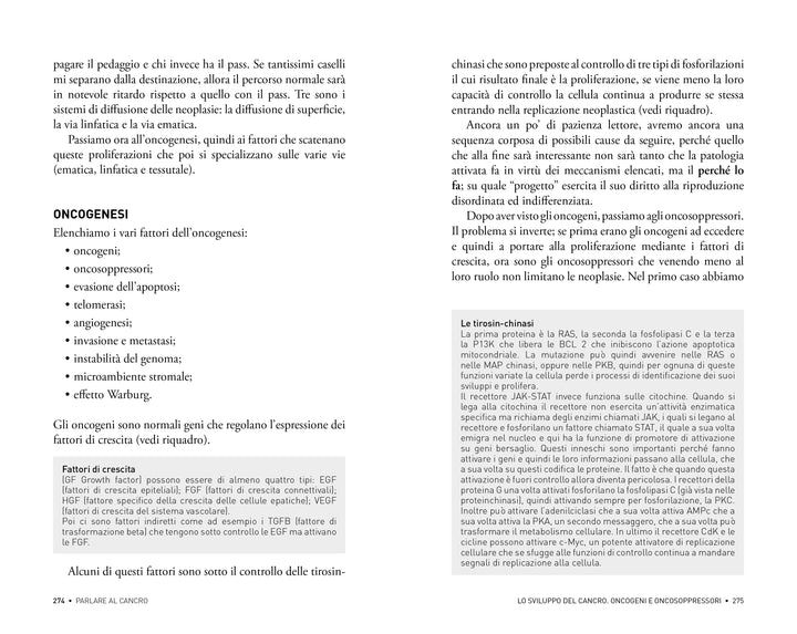 Parlare al Cancro