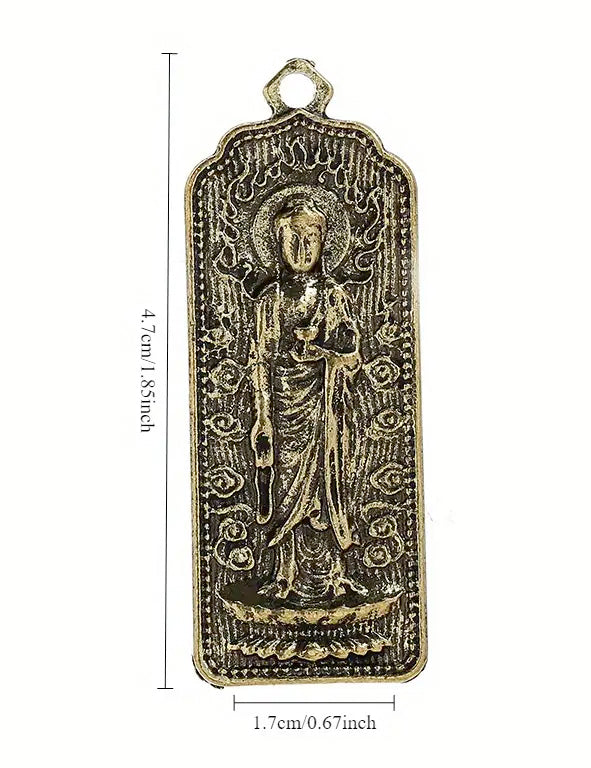 Ciondolo in bronzo - Mahavairocana Buddha Shakyamuni