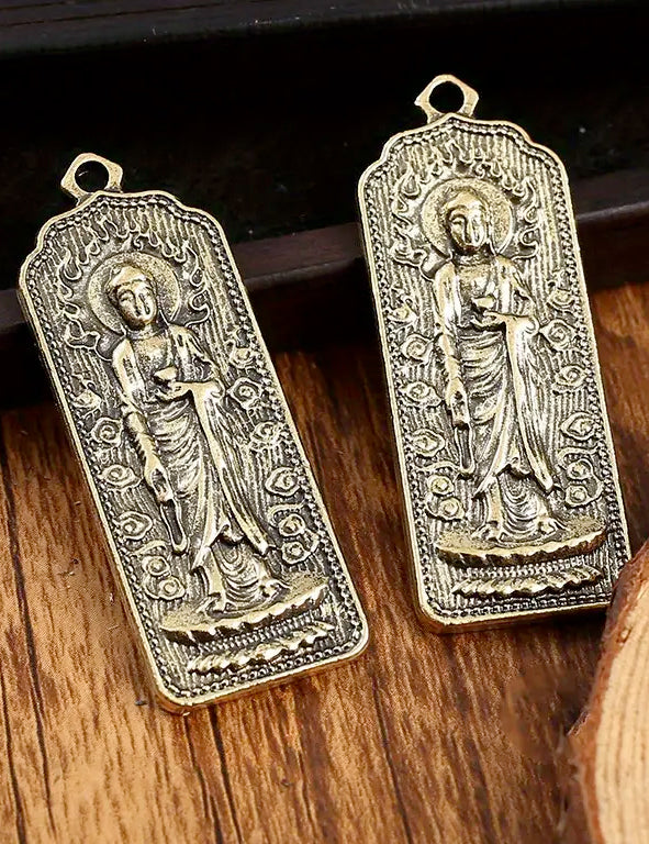 Ciondolo in bronzo - Mahavairocana Buddha Shakyamuni