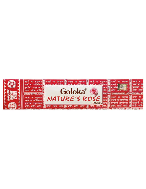 Incenso Nature's Rose Goloka - bastoncini