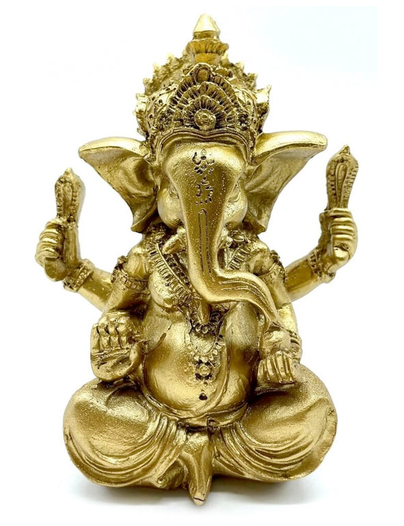Statua in resina - Ganesh dorato