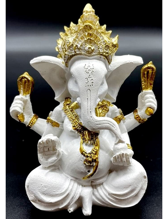 Statua in resina - Ganesh bianco