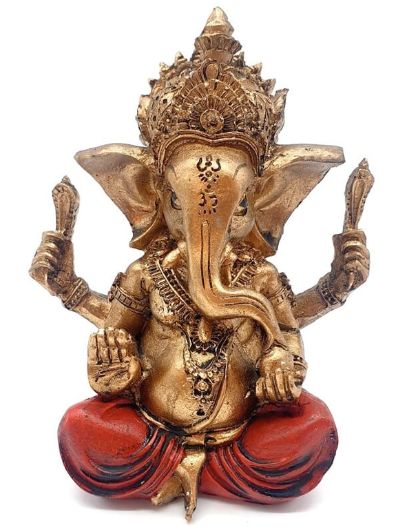 Statua in resina - Ganesh dorato