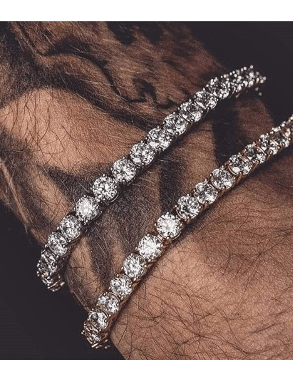Bracciale in zirconi - trasparenti