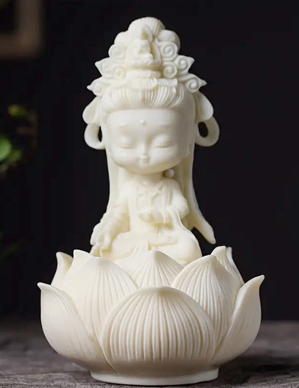 Statua avorio - Quan Yin