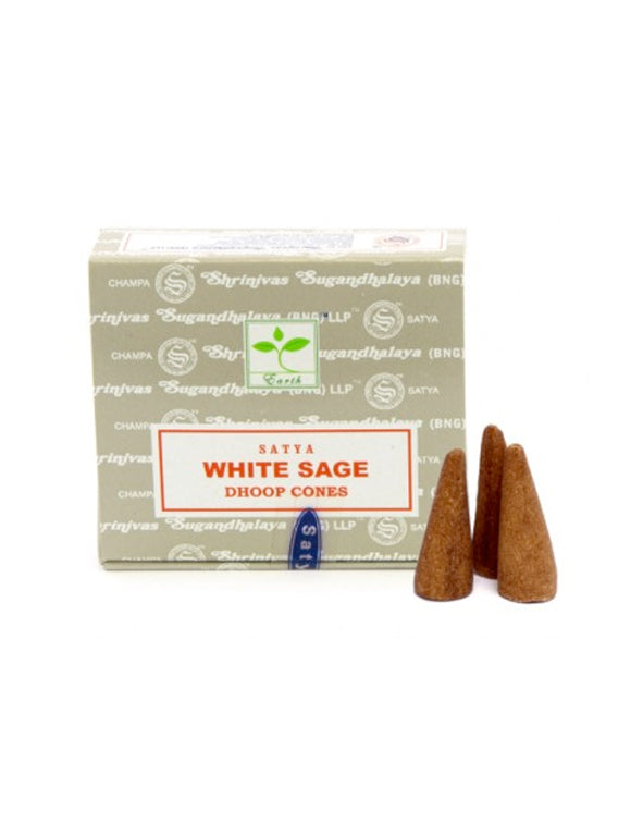 Incenso White Sage Satya - coni
