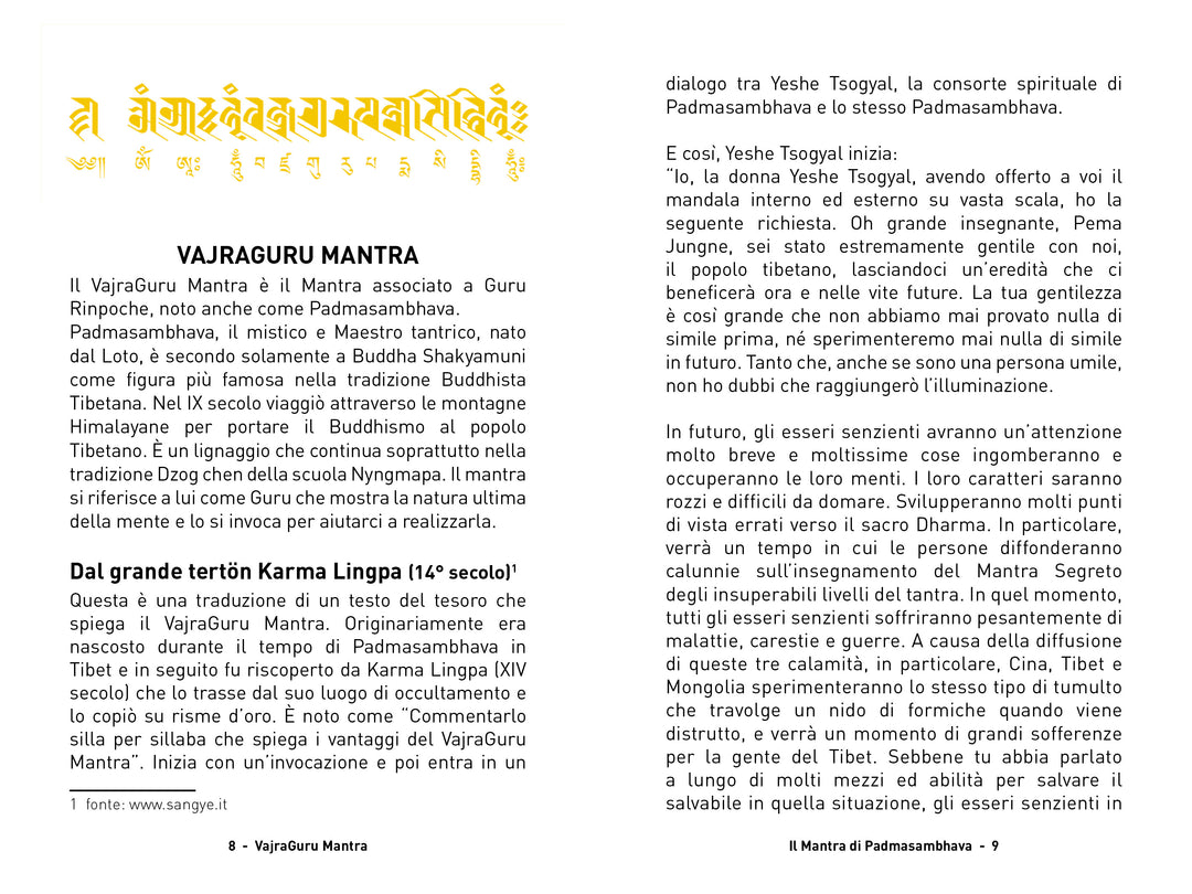 VajraGuru Mantra