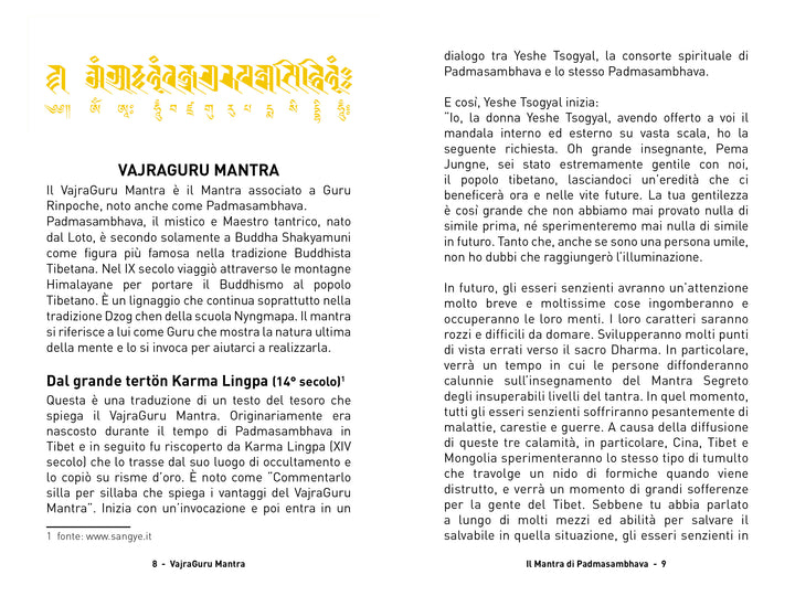VajraGuru Mantra
