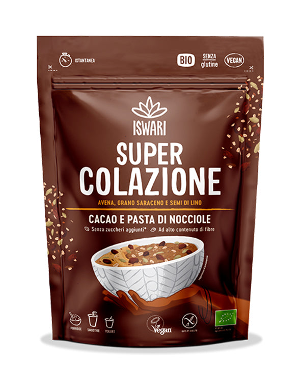 Super colazione - cacao e pasta di nocciole