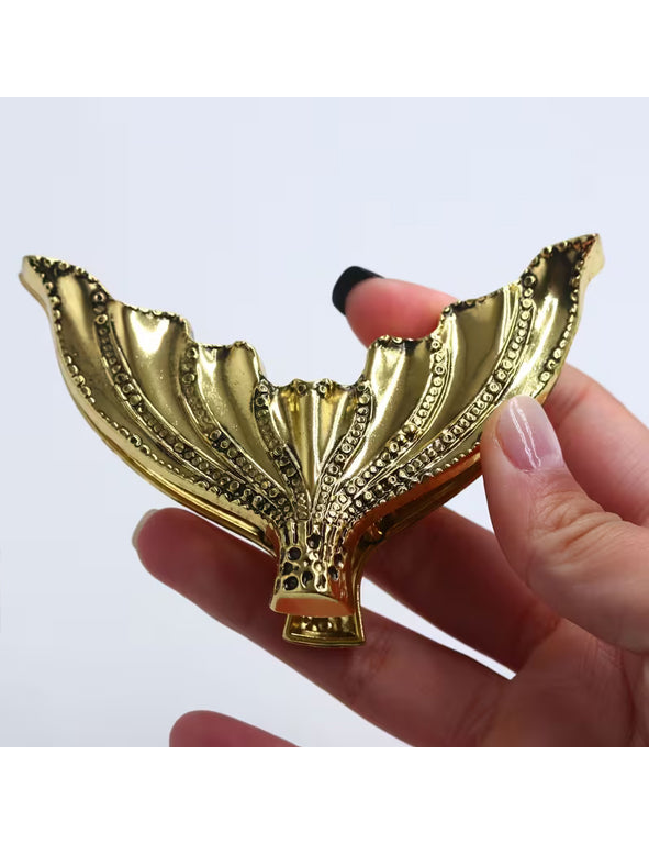 Pinza ferma carte Coda di Sirena Dorata – Segnalibro in Metallo