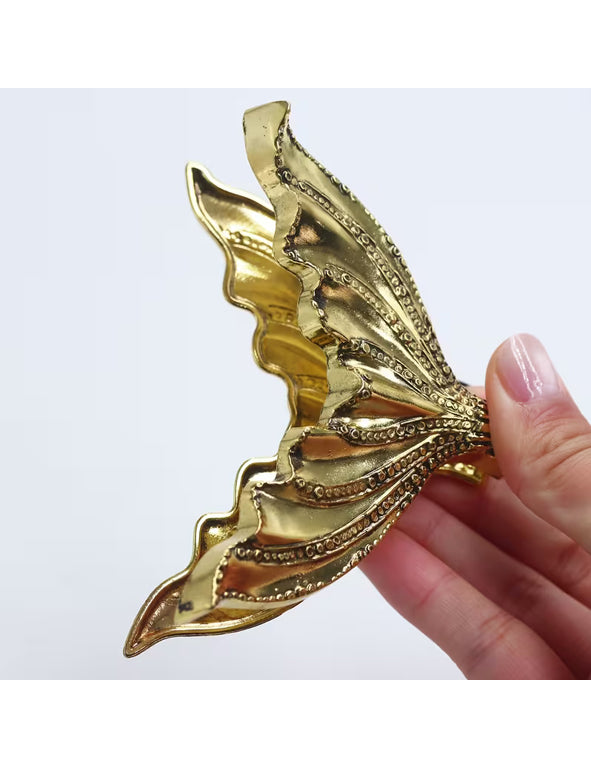 Pinza ferma carte Coda di Sirena Dorata – Segnalibro in Metallo