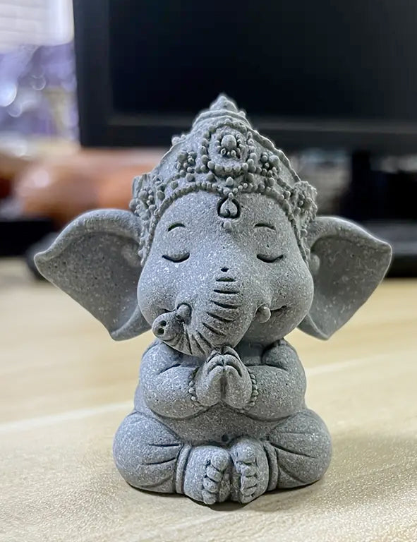Statua - Baby Ganesh preghiera