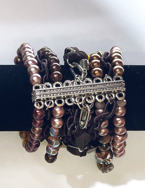 Bracciale Boho 8 fili - chiusura magnetica