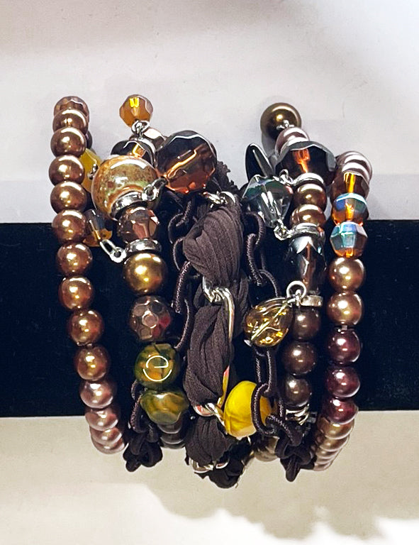 Bracciale Boho 8 fili - chiusura magnetica