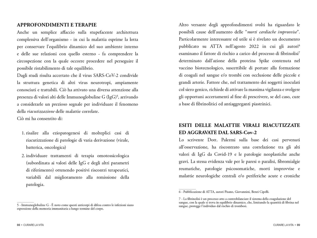 Curare la vita