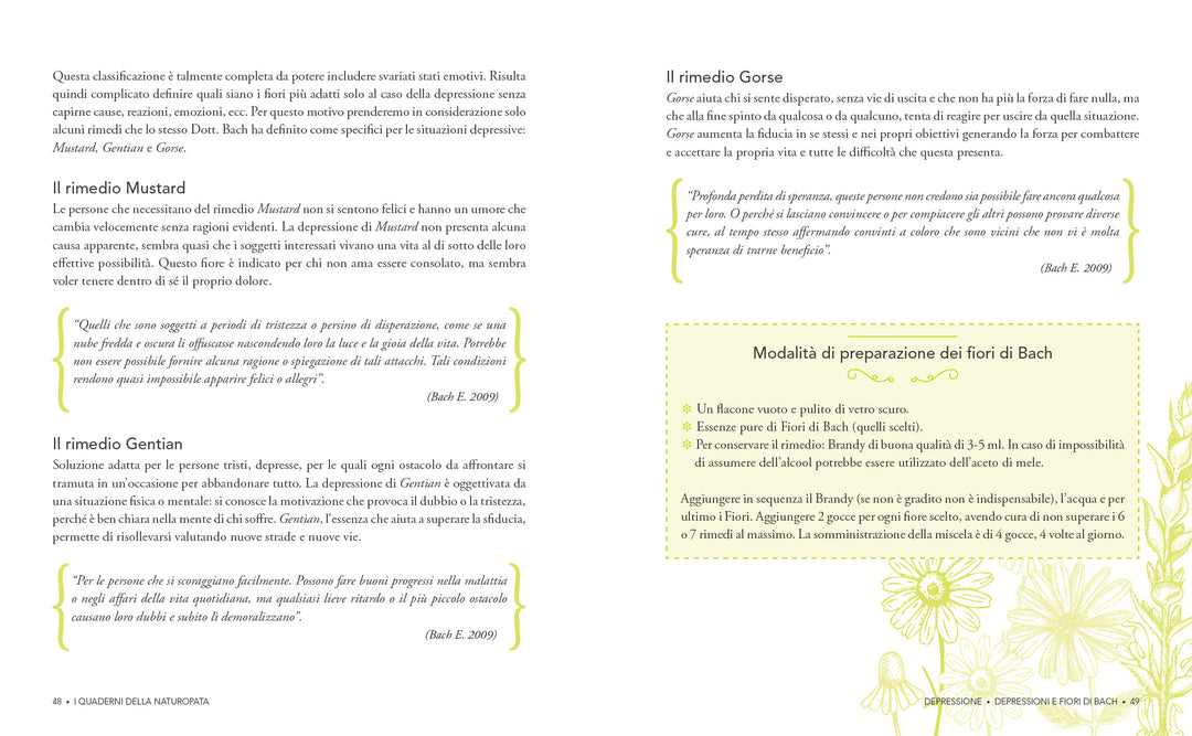 I Quaderni della Naturopata - Depressione