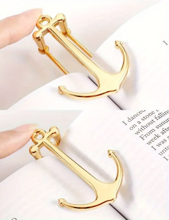 Segnalibro Ancora dorata