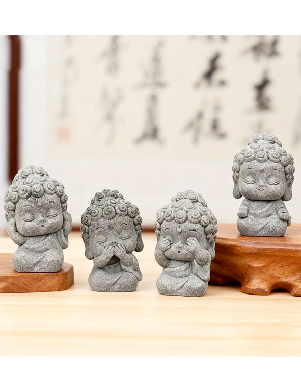 Set statue mini Buddha