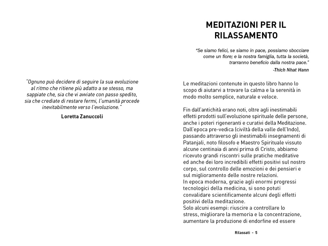 Meditazioni per il Rilassamento