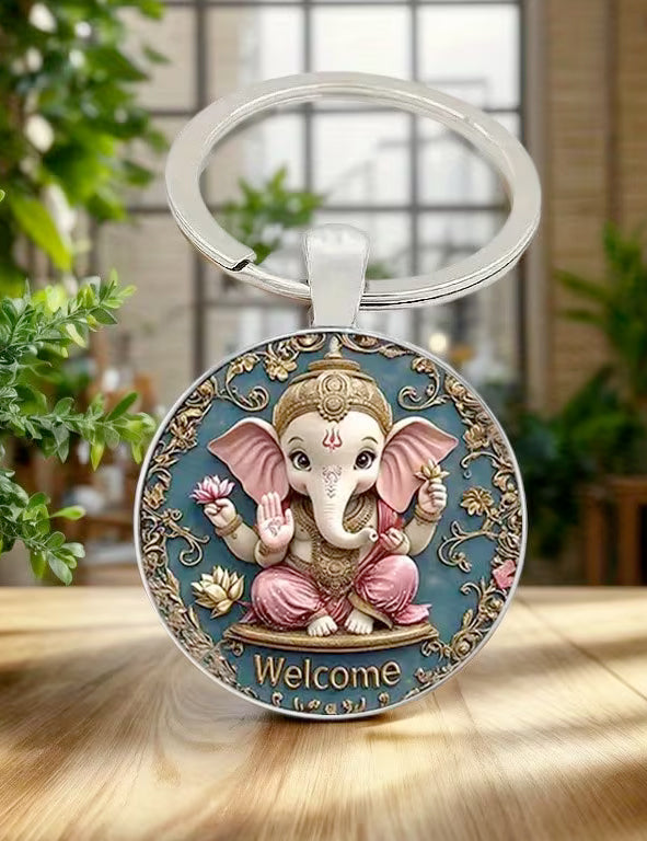 Portachiavi ciondolo Ganesh