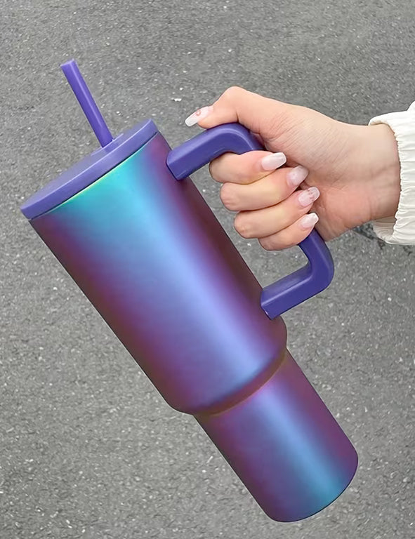 MUG termico in acciaio inossidabile - indaco iridescente