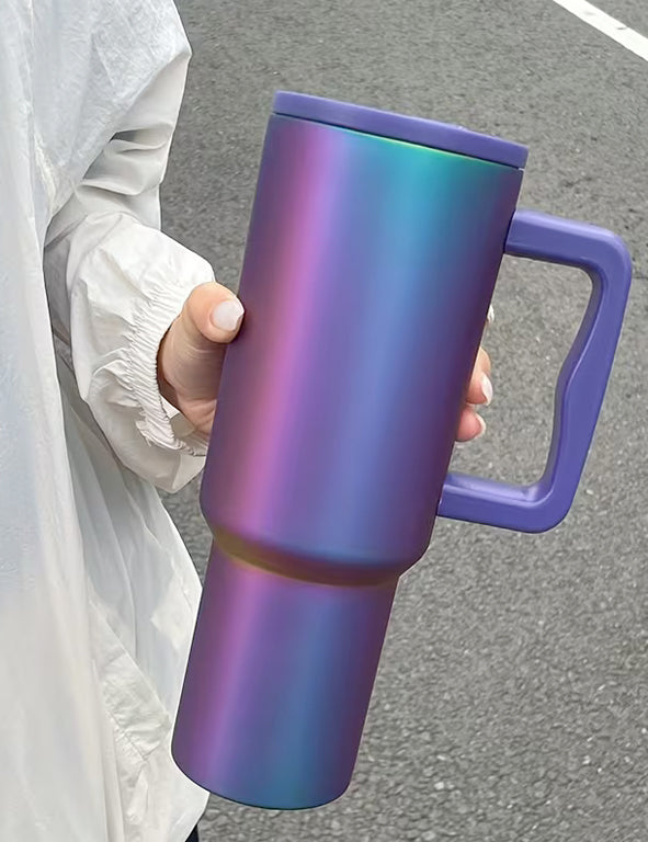 MUG termico in acciaio inossidabile - indaco iridescente