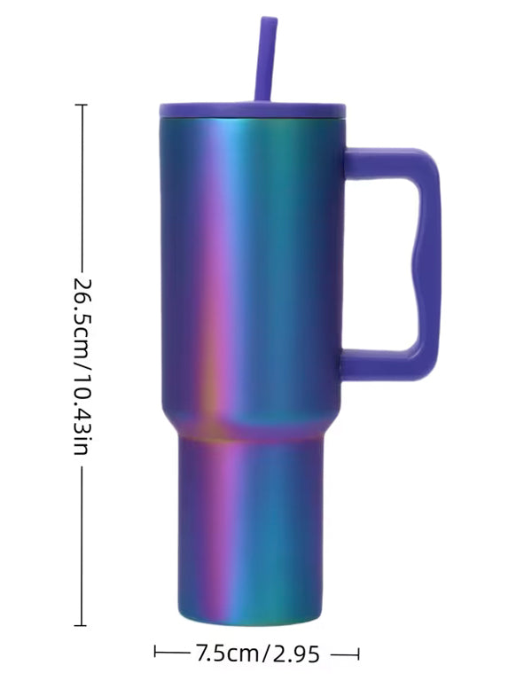 MUG termico in acciaio inossidabile - indaco iridescente