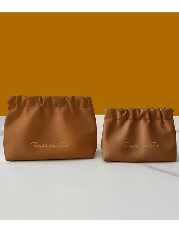 Set 2 pochette - similpelle chiusura a clip