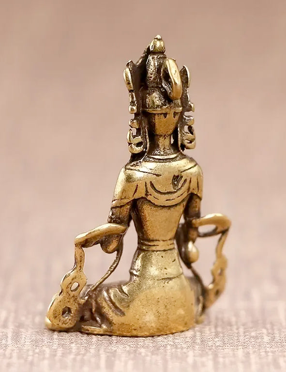 Ciondolo in ottone - Guanyin