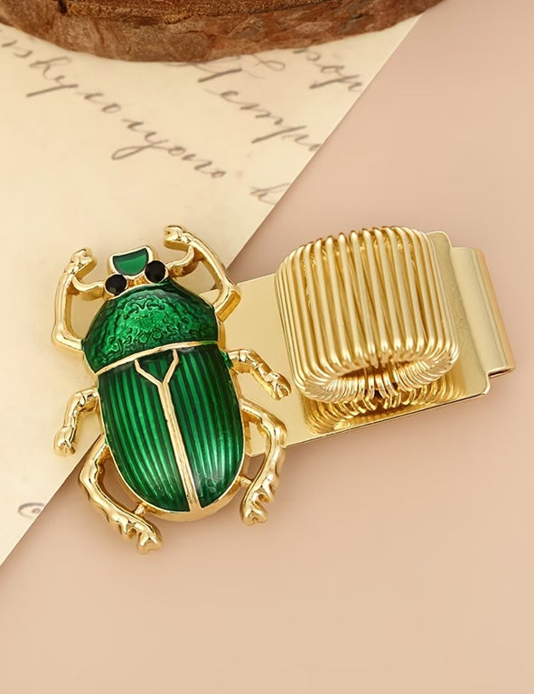 Porta penna molla scarabeo