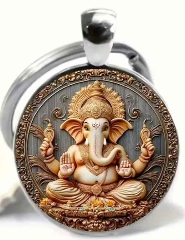 Portachiavi ciondolo Ganesh