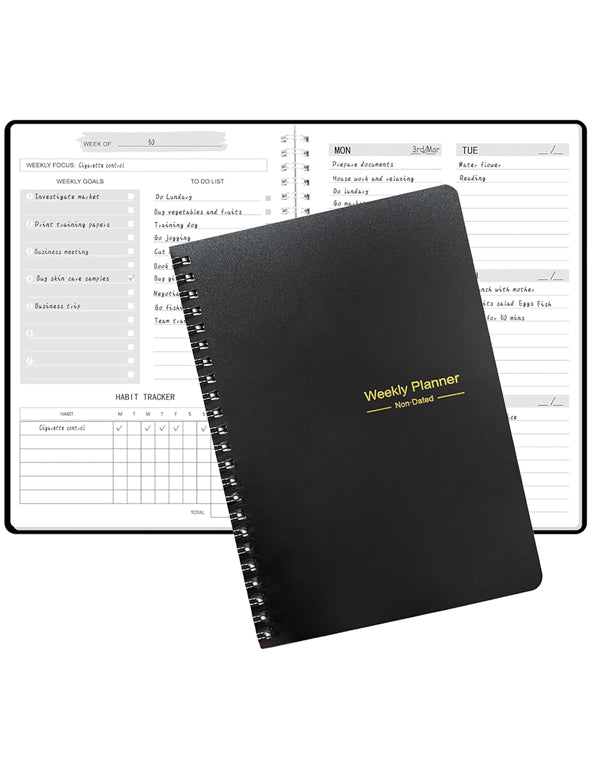 Weekly Planner spirale – 52 Settimane