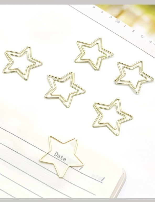 Graffetta a forma di stella oro