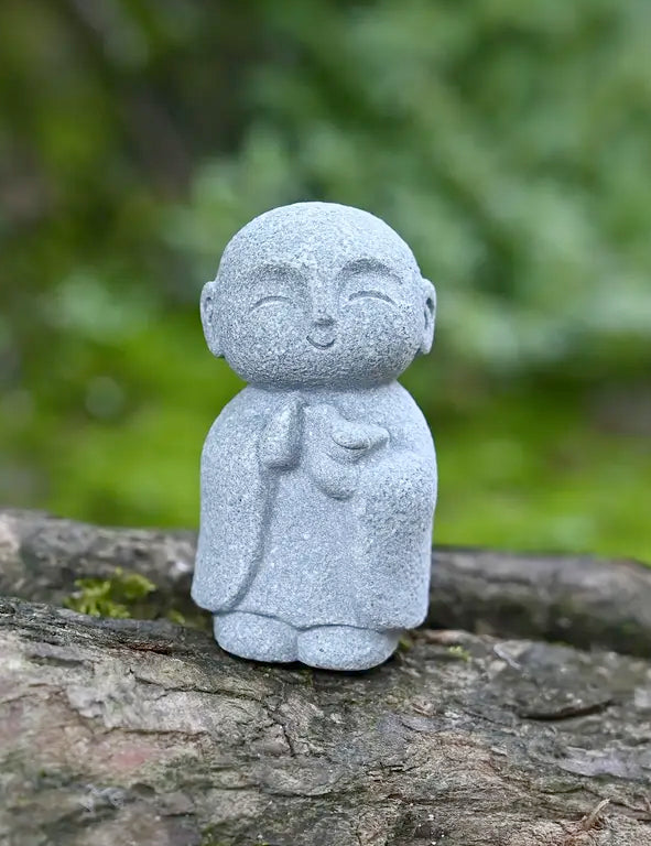 Statuette coppia di Monaci zen