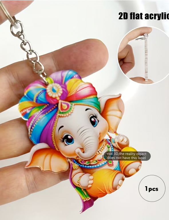 Portachiavi ciondolo Ganesh